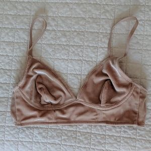 Madewell blush bralette